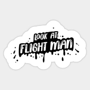 Flightreacts Flight Reacts Merch Look At Flight Sticker